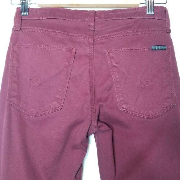 Hudson Nico Midrise Ankle Super Skinny FP RGRT WMA407SMT Hudson Skinny Jeans 25 - Picture 7 of 9